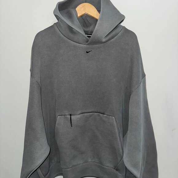 Nike Tech Fleece Hoodie Oversized Fit Heavyweight Men's XL HJ0681-320 $165 NEW - Picture 2 of 16